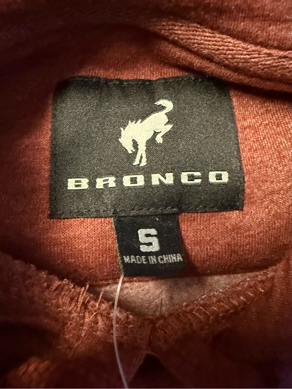 Ford Maroon Bronco Pullover Hoodie - Picture 2 of 3